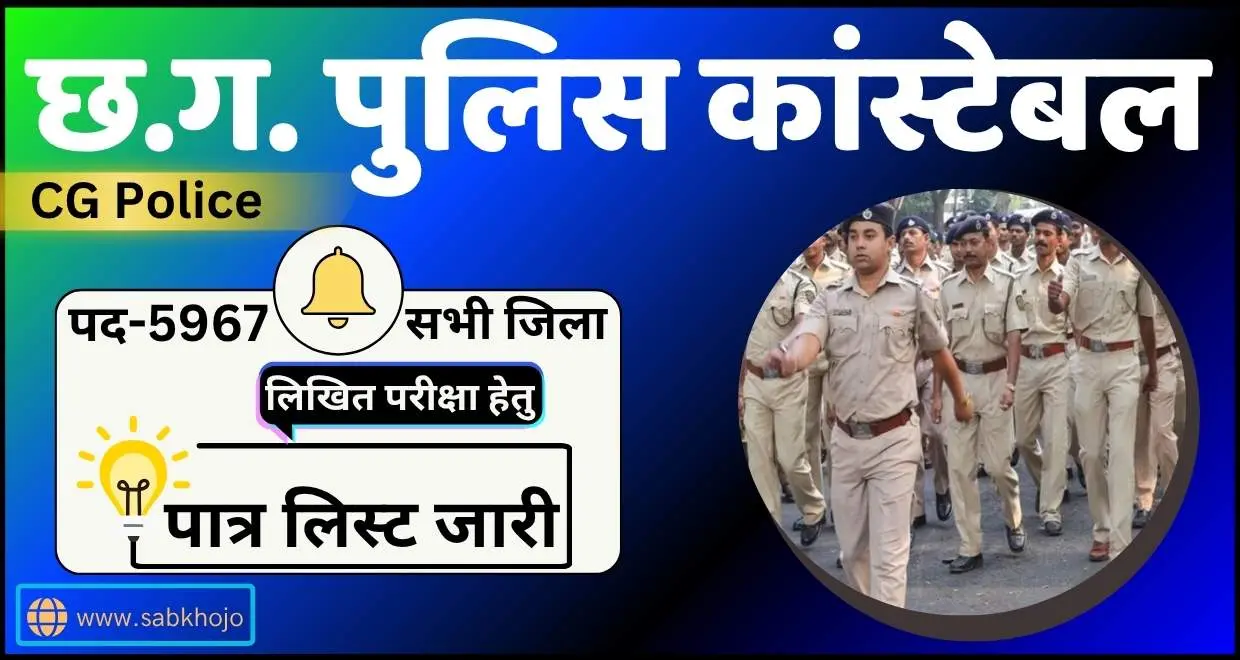 Cg police constable list 22025