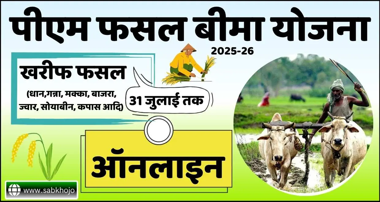 PMFBY Online Apply 2025 | Pm Fasal Bima Yojana 2025