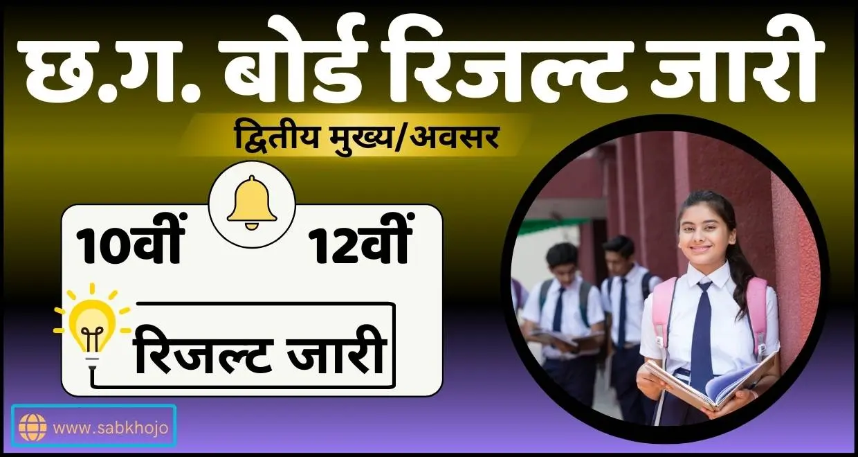 CG Board Second Chance Exam Result 2025