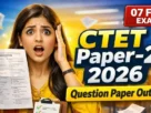 Ctet paper ii 7feb question paper
