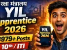 Yil apprentice recruitment online apply 2026