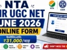 Csir ugc net june 2026 online form