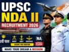 Upsc nda-ii recruitment online apply 2026