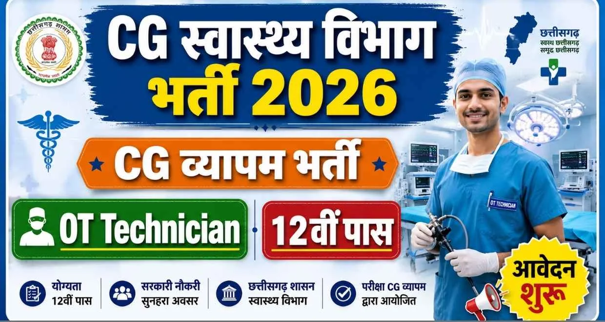 Cg vyapam ot technician recruitment 2026