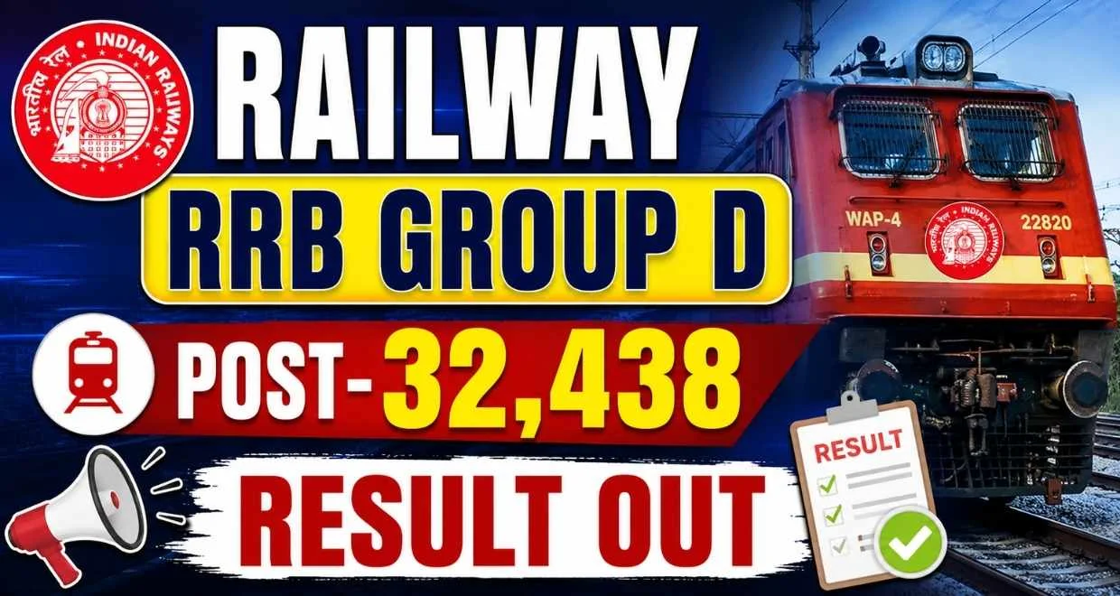 RRB Railway group d Exam Result 2025