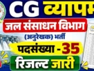 Cgssb anurekhak result out 2026