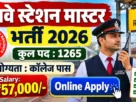 Railway station master recruitment 2026